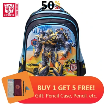 

TRANSFORMERS New Children's School Bag Student Cartoon Image Package Kindergarten Children Waterproof Large-capacity School Bag
