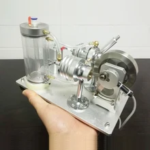 Auto-circulación refrigerado por agua eje del motor Hit & Miss motor de combustión aceite Versión Modificada proyecto DIY motor modelo COD