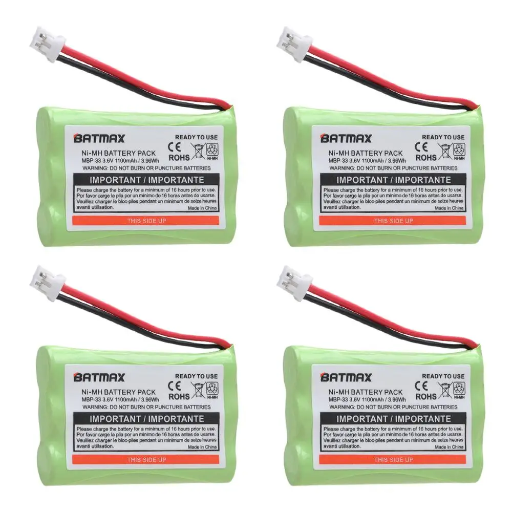 Аккумулятор Batmax 1100 ма/ч MBP33 аккумулятор для Motorola MBP33S MBP36 MBP36S MBP36PU MBP43 батарея 1 2 5 |