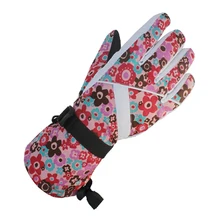 Женские перчатки для катания на лыжах, зимние теплые перчатки для катания на сноуборде, женские зимние варежки, женские лыжные перчатки