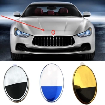 

Car Front Hood Emblem Badge Decals for Maserati Levante Quattroporte Ghibli Gran Turismo Cabrio GC GT Car Stickers Styling