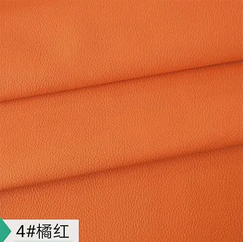 4 Nice PU leather Fabric, Faux Leather Fabric for Sewing, PU artificial leather for DIY bag material - Цвет: 4