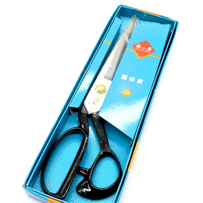 Genuine Hangzhou Zhang Xiaoquan Scissors Clothing Scissors Manganese Carbon Steel PC-9 Tailor fabric Cutting 9 inches 3
