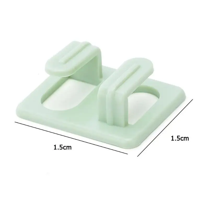 18pcs Adhesive DIY Cable Clip Table Storage Wire Organizer Mini Home Clamp Network Cable Data USB Keyboard Cable Organizer