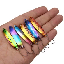 

1Pcs Hot Fishing Lures Sequin 45mm/5g Sunken Brilliant Fresh Water Sea Bass Fake Hard Bait Spinner Pesca Fishing Tackle