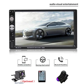

Car Multimedia Player 2 din Android Autoradio Stereo 7" Touch Screen Bluetooth MP5 Player Rear View Camera Mirrorlink