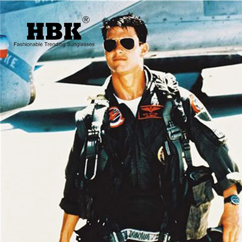 HBK Pilot 90s AO General Pilot американская оптическая 12K Золотая оправа Oculos De Sol армейский Военный Макартур с коробкой K40024