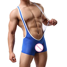 Mens-Bodysuits-Ice-silk-Seamless-Sexy-Underwear-Breathable-See-Through-Men-Halter-Jumpsuits-Undershirt-Shorts-Gay