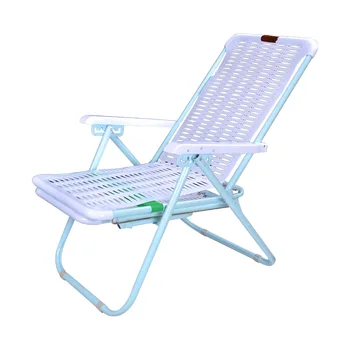 

Summer Recliner Folding Afternoon Rest Chair Plastic Beach Chair Bamboo Chair Office Leisure Simple Portable Balcony Chai
