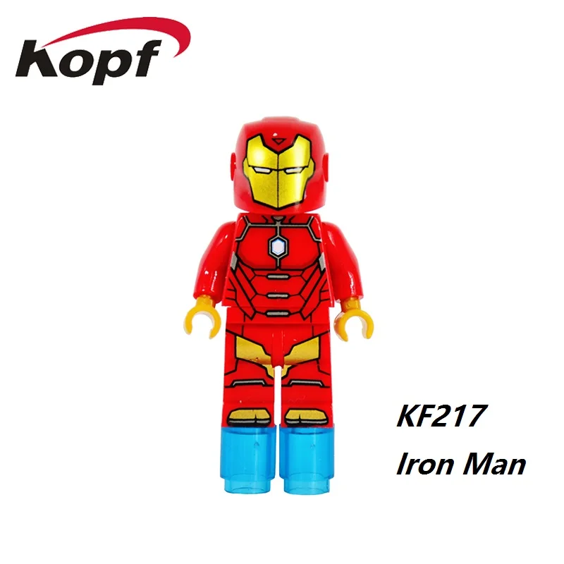 

Super Heroes Iron Man Spiderman Spider-Man Wolverine Superman Captain America Bricks Building Blocks Children Gift Toys KF217