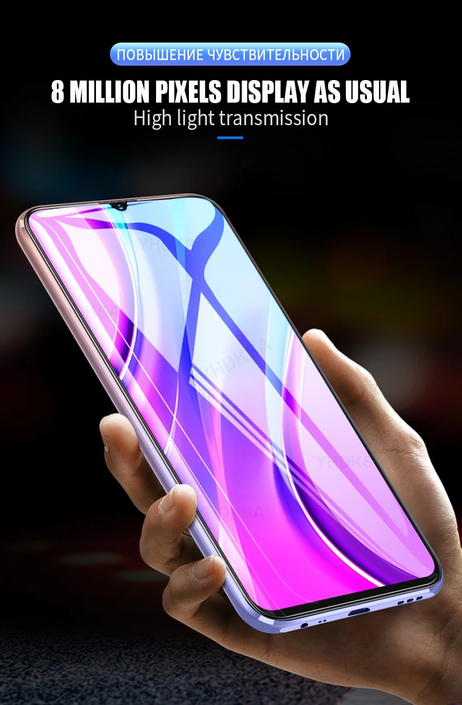 9D Full Kính Bảo Vệ Cho Xiaomi Redmi 9 9A 9C 9T 8 8A Cường Lực Bảo Vệ Màn Hình Redmi Note 7 8 9 10 Pro 8T 9T 9S Kính Phim phone glass protector