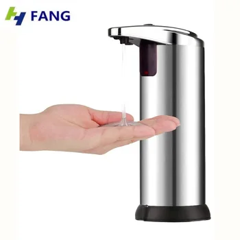 

Touchless Automatic Soap Dispenser Stainless Steel Soap Dispenser w/Infrared Motion Sensor for Bathroom Kitchen Hotel Restaurant