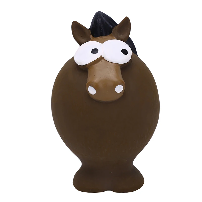 brown 1 шт. новые очаровательные игрушки для собак Кричащие резиновые игрушки для домашних животных пищалка жевательный подарок Gome украшения игрушки для домашних животных - Цвет: brown