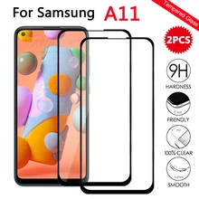 2 шт Полное покрытие закаленное стекло для Samsung A11 2020 Защитная
