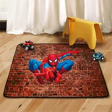 Tapis de salle de bain antidérapant Spiderman Disney pour bébé, tapis de sol pour salon, cuisine, décoration de maison 
