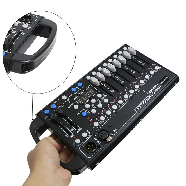  CO-Z 192 DMX 512 Stage DJ Light Controller Lighting Mixer Board  Console for Light Shows, Party Disco Pub Night Club DJs KTV Bars and Moving  Heads : Musical Instruments