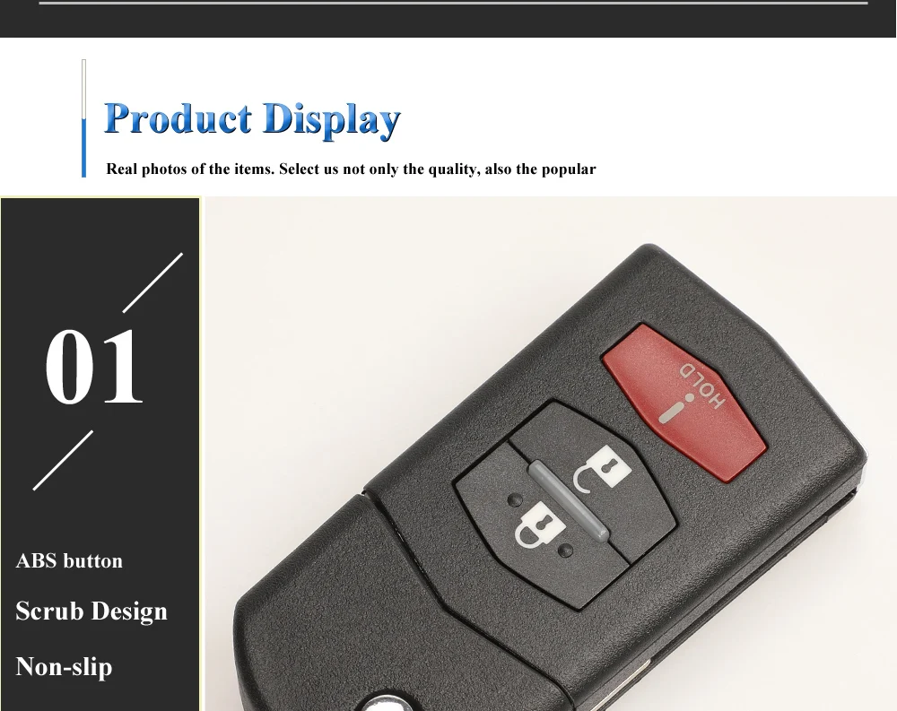 Keyforkess 10 pz/lotto 3/4 Bottoni di Vibrazione Pieghevole Chiave A Distanza Borsette Auto Caso Della Copertura Fob Per Mazda 3 5 6 CX5 CX7 CX9 RX8 - H462ec4d4e89d460f800f857592da430e7