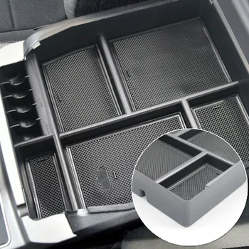 

Row Center Storage Box For Ford F150 2015-2019 Armrest Tray Organizer ABS