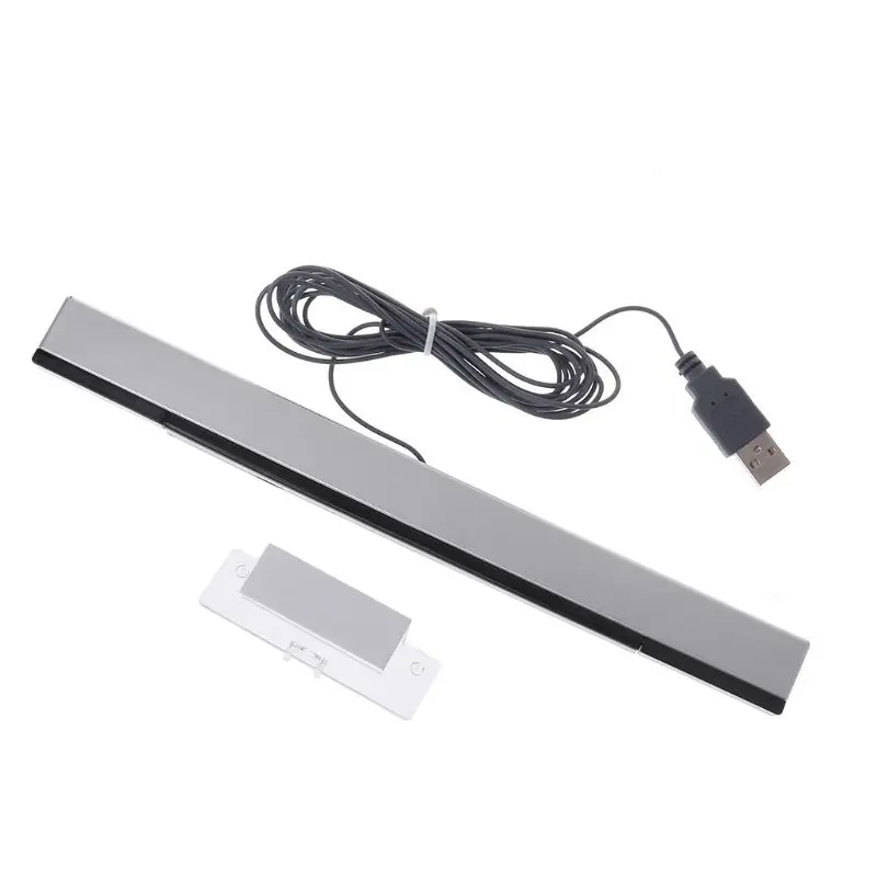 Nuovi Accessori/Wii Sensor Bar Ricevitori Cablati Ir Signal Ray Sostituzione Spina Usb Per Telecomando