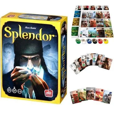 Splendor Board Game full English version Large Box / Customize High Quality Rubber Playmat 60X35 cm | Спорт и развлечения