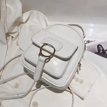 

Crocodile pattern Tote bag 2020 New High-quality PU Leather Women's Designer Handbag Travel Shoulder Messenger Bag Rucksack