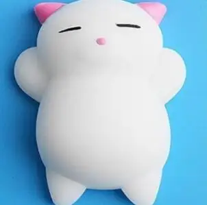 Мягкое Животное Игрушка выдавливание Mochi рост антистресс Abreact мяч мягкий липкий милый забавный подарок - Цвет: pink cat