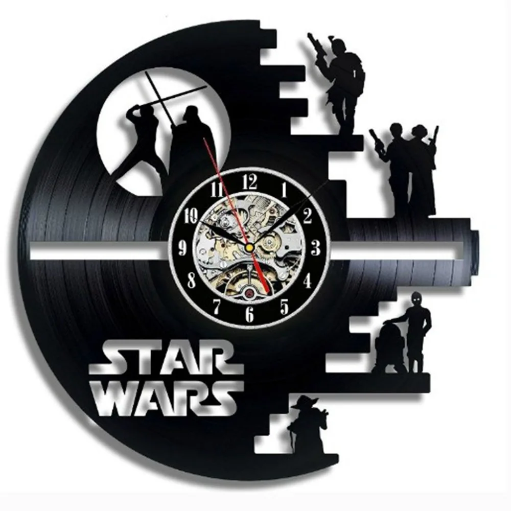 Vinyl Wall Clock Amazon EBay Wish Hot Selling Golf Vinyl Wall Clock Decoration