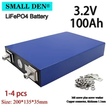 1 sztuk 3.2V 100Ah LiFePO4 baterii 3C wysoki prąd 100000mAh dużej pojemności dla zrobić baterie łodzi samochód batteriy DIY układ słoneczny