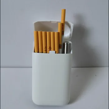 

USB Lighter cigarette case for 20 cigarettes with 100mm length and 5mm diameter