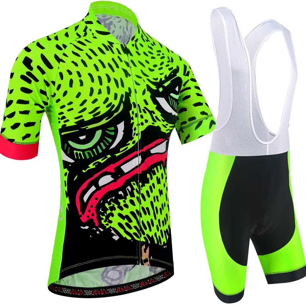 

BXIO Cartoon Cycling Clothing Mens Short Jerseys 5D Gel Pad Bib shorts Quich-dry MTB Cycling Wear 210