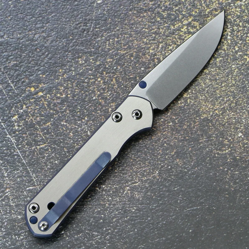 TIGEND small sebenza 21 Универсальный складной нож D2 лезвие титановый узор Ручка Кемпинг Охота Карманный фрукты Ножи EDC инструменты