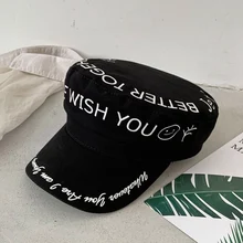 Граффити плоский Топ армейские кепки Модные мужские и женские Sunbonnet Повседневная унисекс армейская шляпа тонкая регулируемая