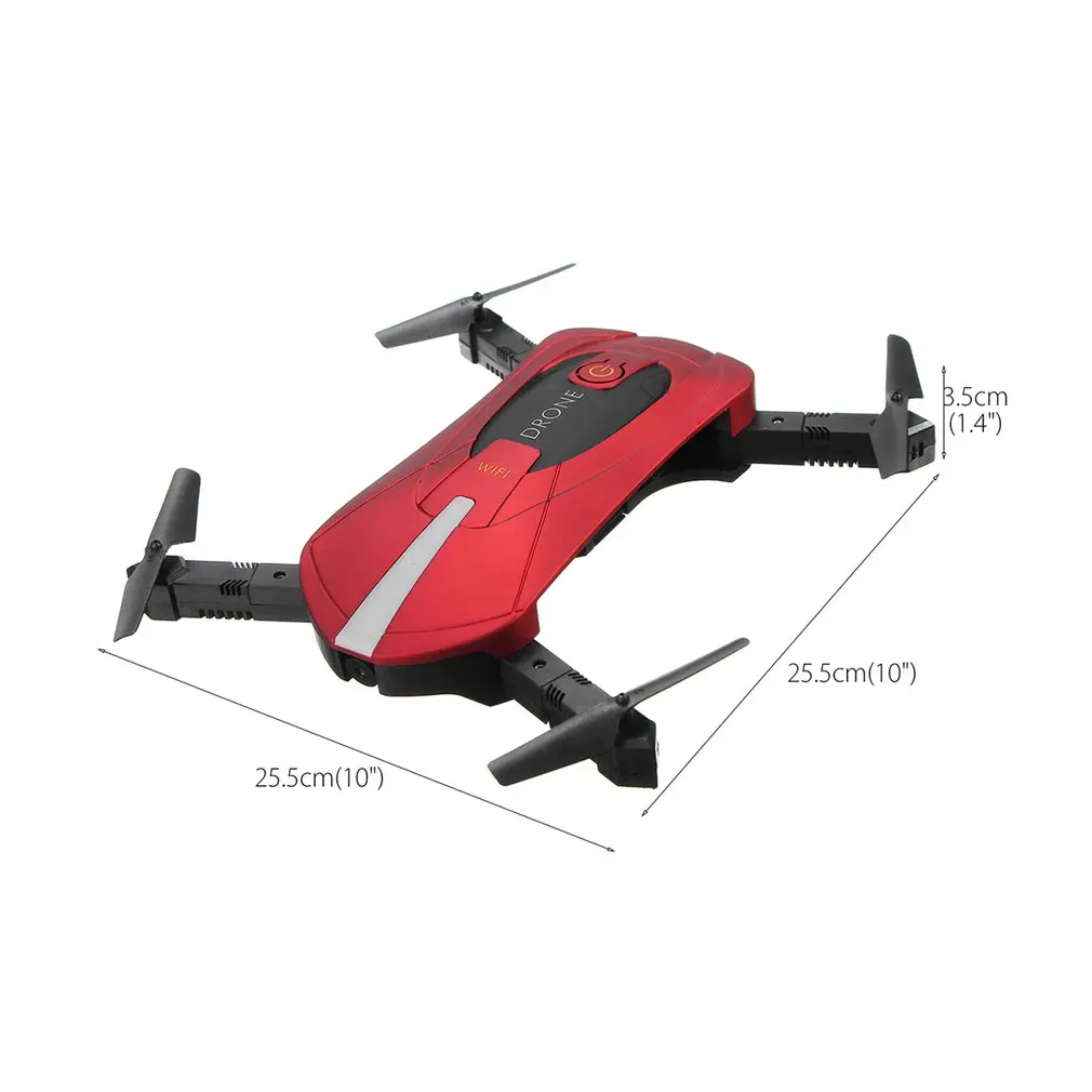 Селфи Дрон складной мини вертолет высота держать Безголовый WiFi FPV Квадрокоптер складной RC Дроны с камерой высокой четкости