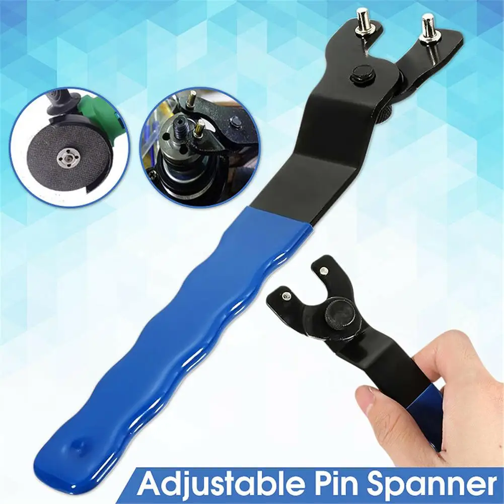 HOT !!! Adjustable Pin Wrench Spanner for Angle Grinder 8-50mm Hubs Arbor Repair Tool s