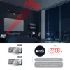 Projection Alarm Clock Electronic USB Smart Home Humidity Display Desktop Decoration FM Radio Time Projector LED Digital Wake Up 4