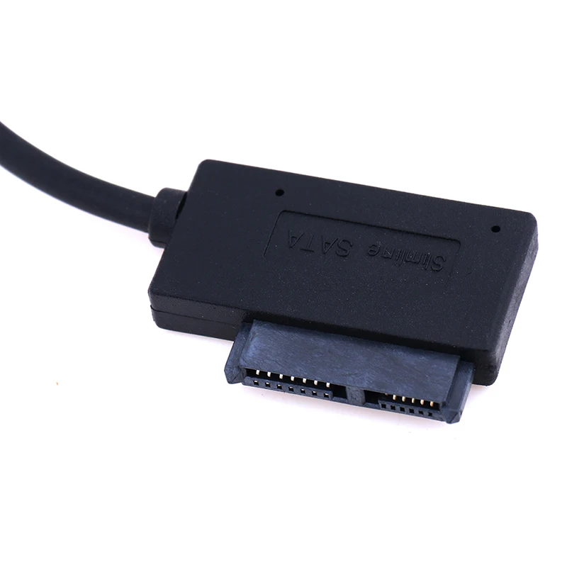 USB2.0 до 6 + 7 13Pin Slimline тонкий SATA кабель с внешним USB 2 0 блок питания для ноутбука CD ROM DVD