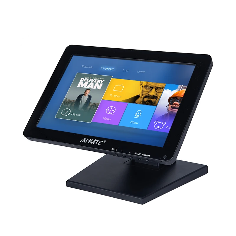 Anmite 12 Inch Touch Screen Computer Monitor PC Capacitive/Resistive ...