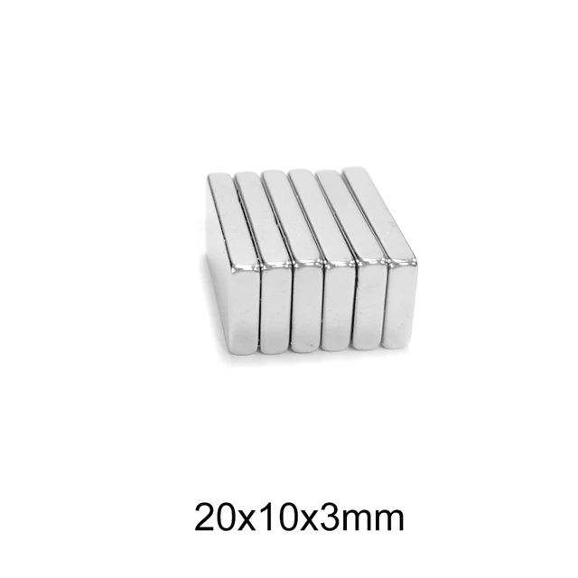 Sheet Magnet  Magnetic Materials - 5 100pcs 20x10x3-4 Block