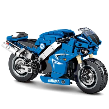 

2020 Technic city series MOC MT-03 R1 Motor Cross Bike Electric Car Building Blocks Sets Motorcycle parts Model Bricks Classic