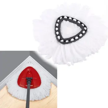 

Spin Mop Replacement Head Refills Triangle Easy Cleaning Mophead for Vileda for O-Cedar Cleaning Parts Accessories