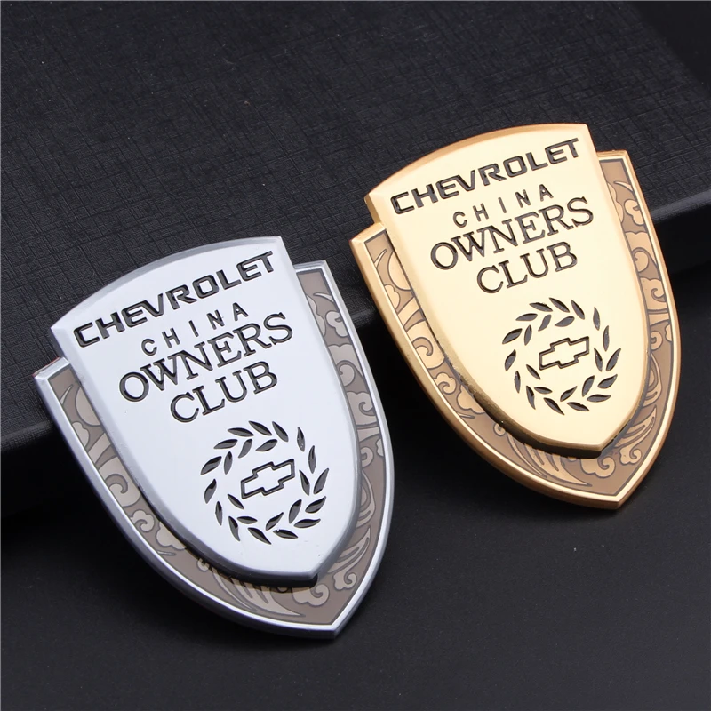 

for Chevrolet Chevy Cruze Aveo Trax Captiva Lacetti Cobalt Malibu Camaro Epica 3D Chrome Metal Car Sticker Rear Emblem Decal