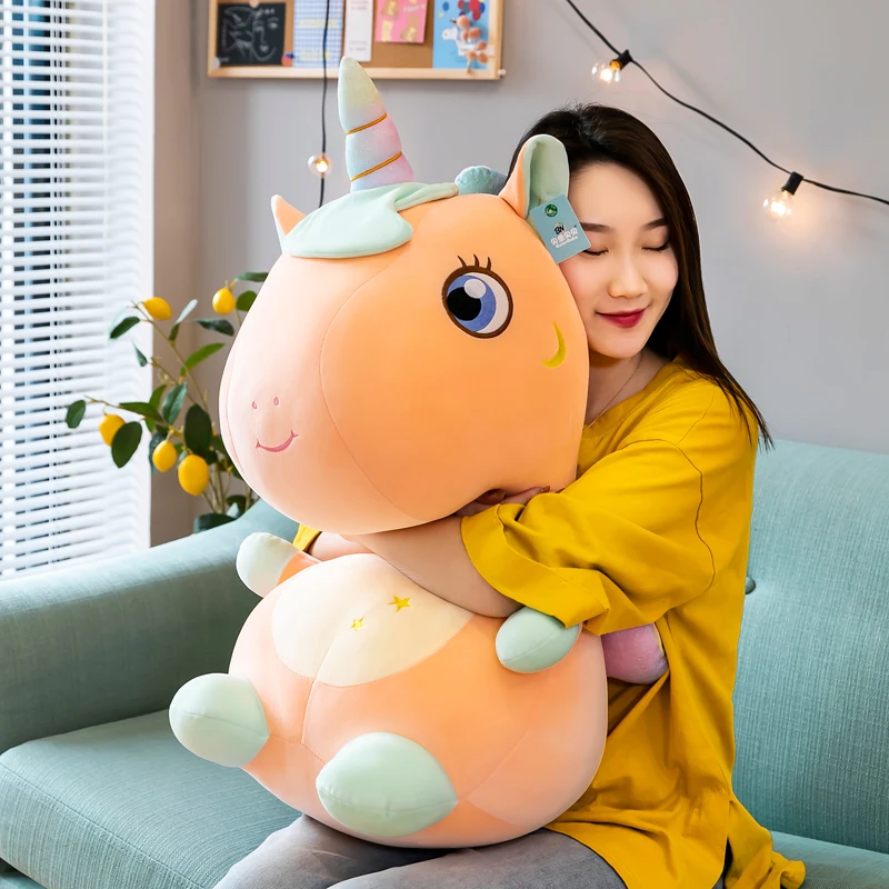 Chubby Giant Unicorn Plush Toy