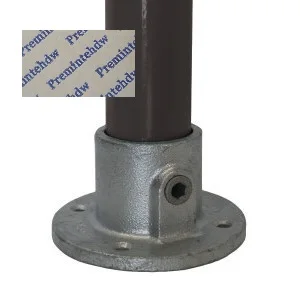 Flange Тяжелая гальванизация литой чугун G" 32 мм трубные фитинги зажим шестигранный винт фланец локоть DIY хранения Diaplay стойки ограждение - Цвет: Flange