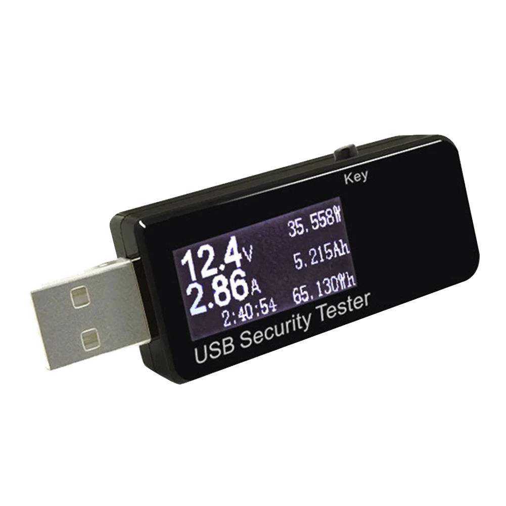 Домашний цифровой USB тестер безопасности Электрический Амперметр счетчик энергии емкость напряжения источник питания монитор детектор тока точный