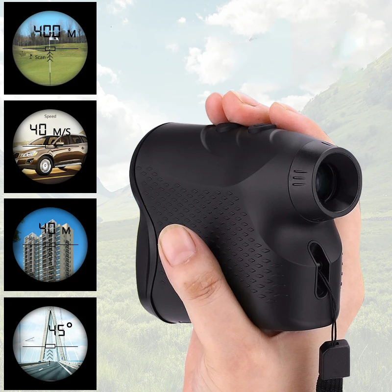 Outdoor handheld Laser Rangefinder 600M 900M 1200M 1500M Laser Distance Meter for Golf Sport/Hunting/Engineering Surve