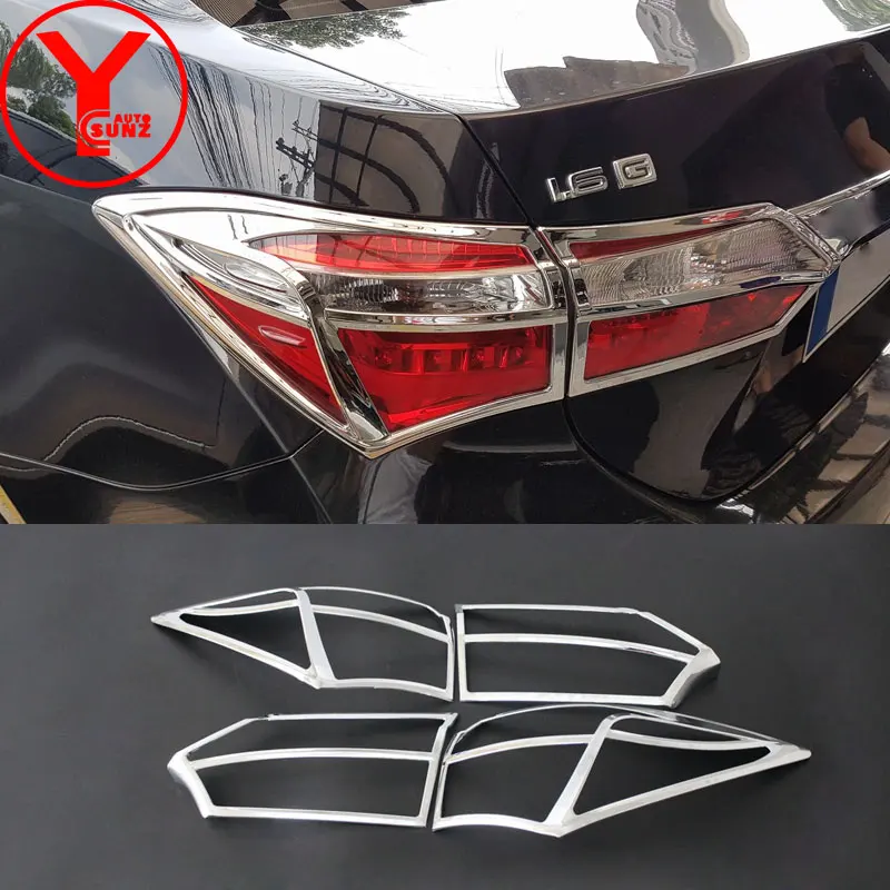 ABS chrome rear tail lights cover For Toyota Corolla ALTIS E170 2014