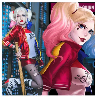 

2019 Halloween Uniform Suicide Squad Small Ugly Girl Suicide Squad Halle kui yin