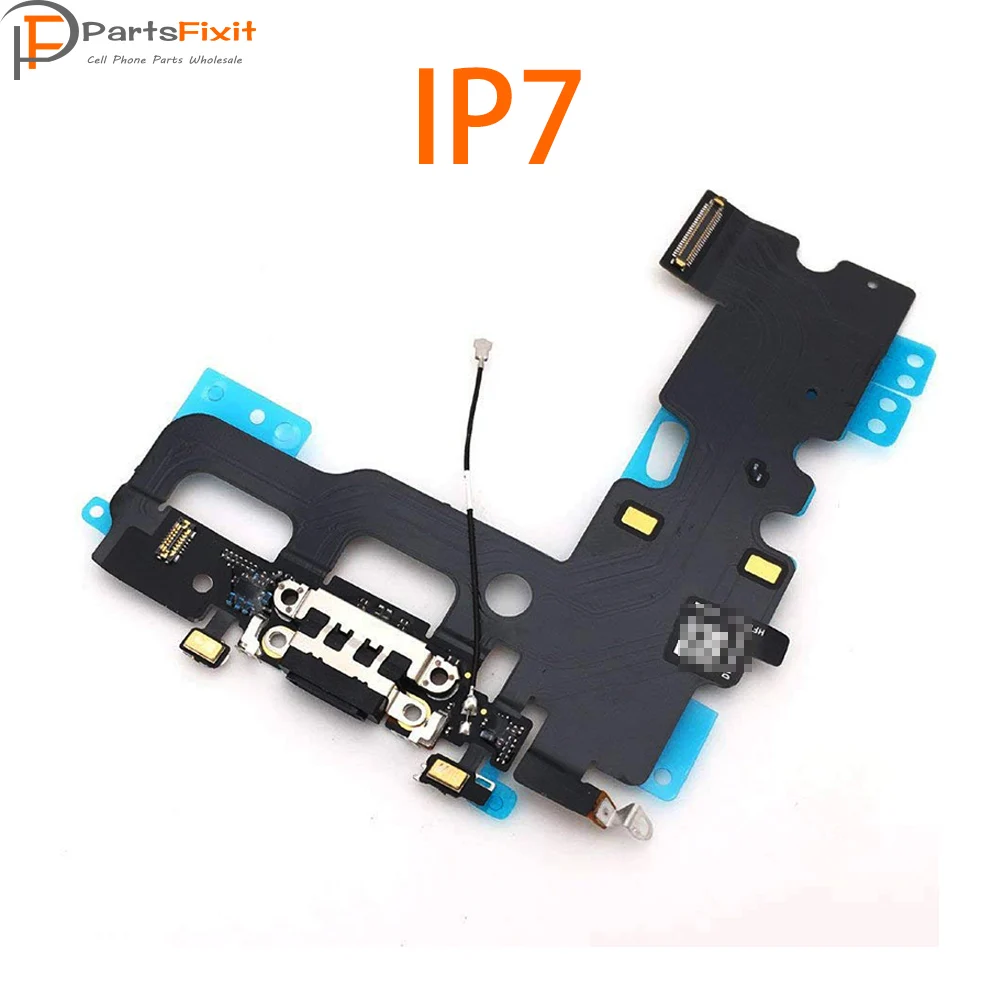 5pcs Charging Flex Cable for IP7 7plus USB Charger Port Dock Connector With Mic Flex Cable for iP Headphone Jack Flex Original