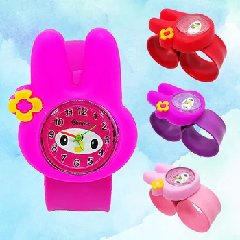 

Cartoon Rose Pink Rabbit Kids Watch Children Outdoor Sports Quartz Wristwatches Ladybug Digital Watches for Boys Girls Gift #D1