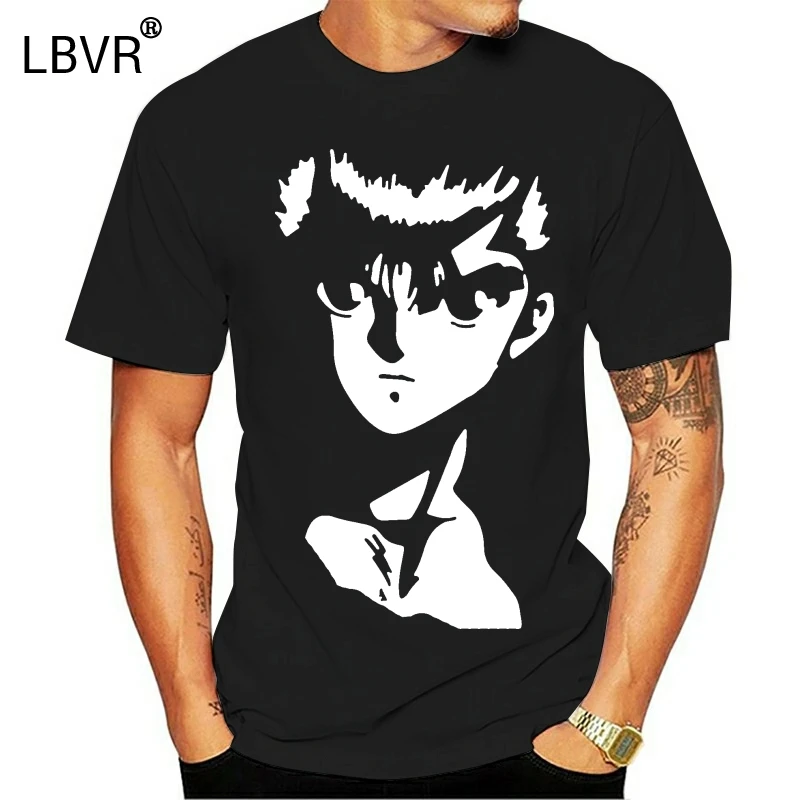 Yuyu Hakusho футболка Yusuke Hiei японского аниме Манга Косплей Топ Мужская S - Xxl Diy печатная